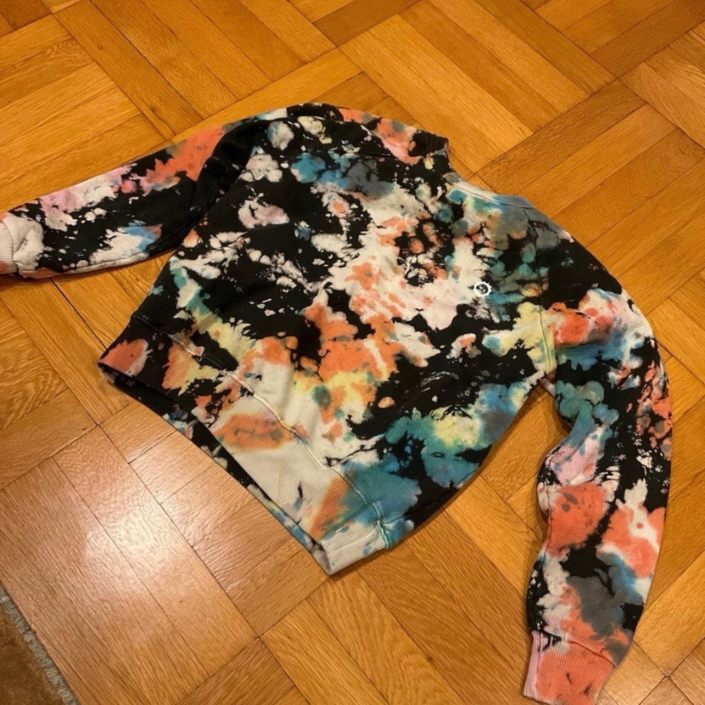 Big bud press tie dye sweatshirt, size p